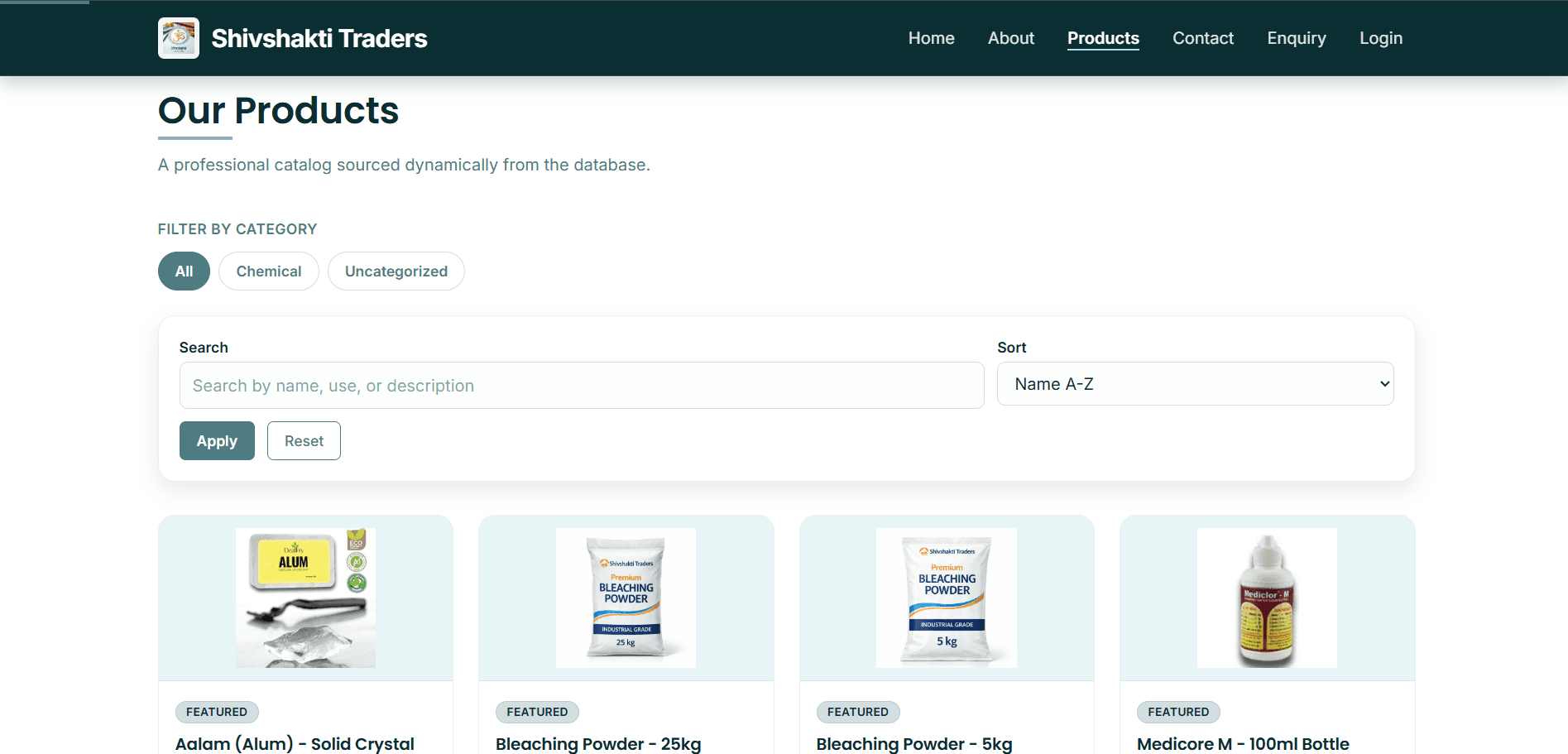 Shivshakti Traders - Business Platform screenshot 1