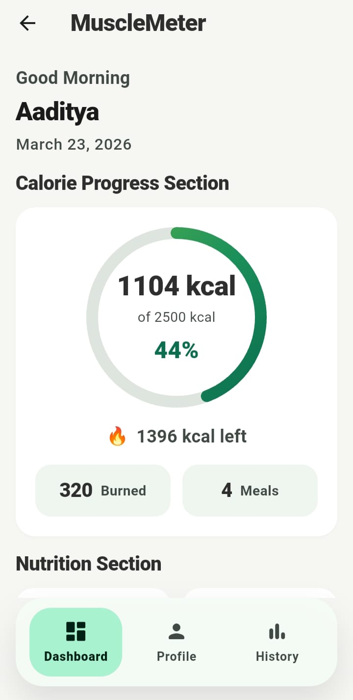 MuscleMeter screenshot 1